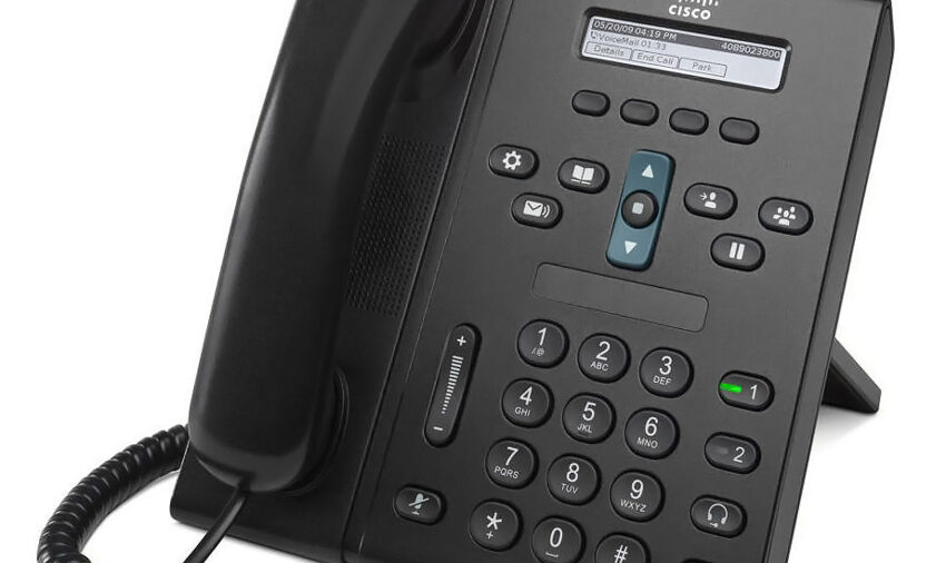 CISCO used Unified IP Phone 6921, PoE, μαύρο