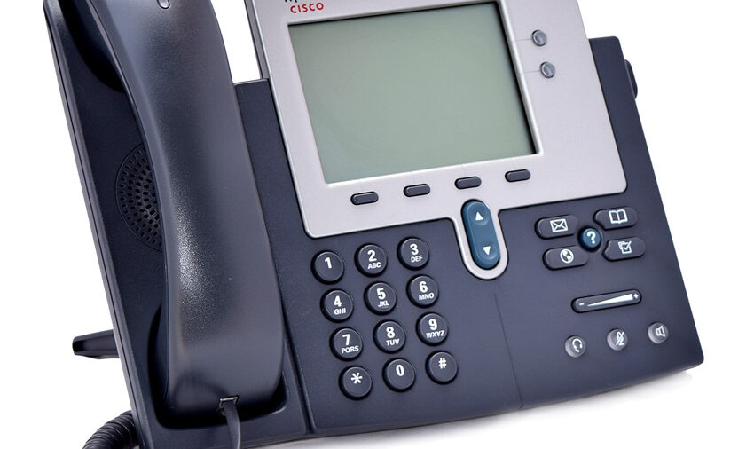 CISCO used Unified IP Phone 7941G, PoE, Dark Gray