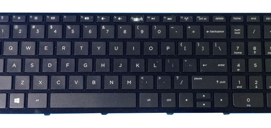 Πληκτρολόγιο για HP Pavilion 17, με frame, μαύρο