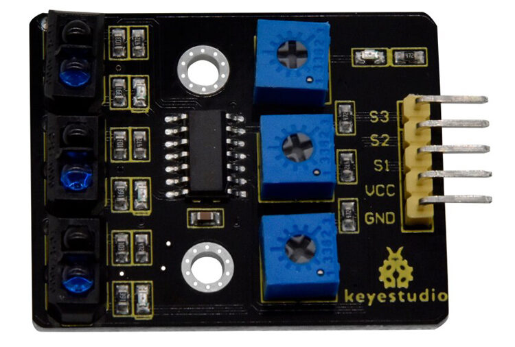 KEYESTUDIO 3-channel infrared line tracking sensor KS0453