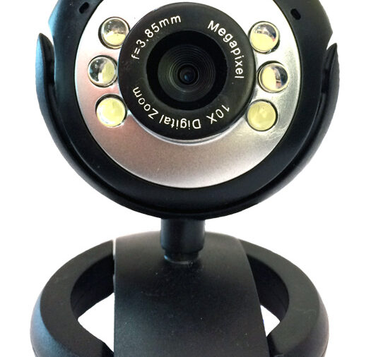 POWERTECH Web Camera PT-509 1.3MP, Plug & Play, μαύρη