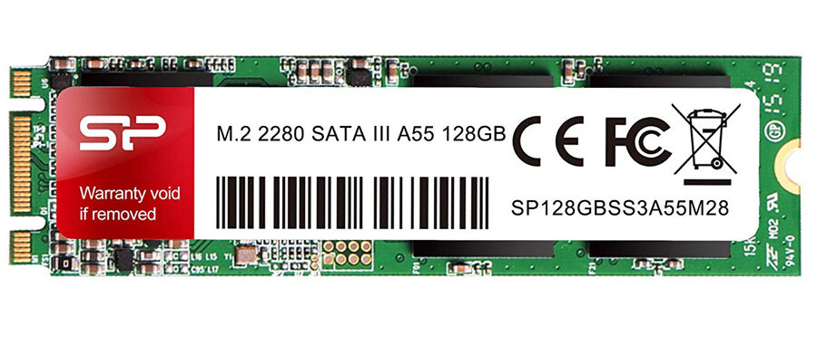 SILICON POWER SSD A55, 128GB, M.2 2280, SATA III, 560-530MB/s