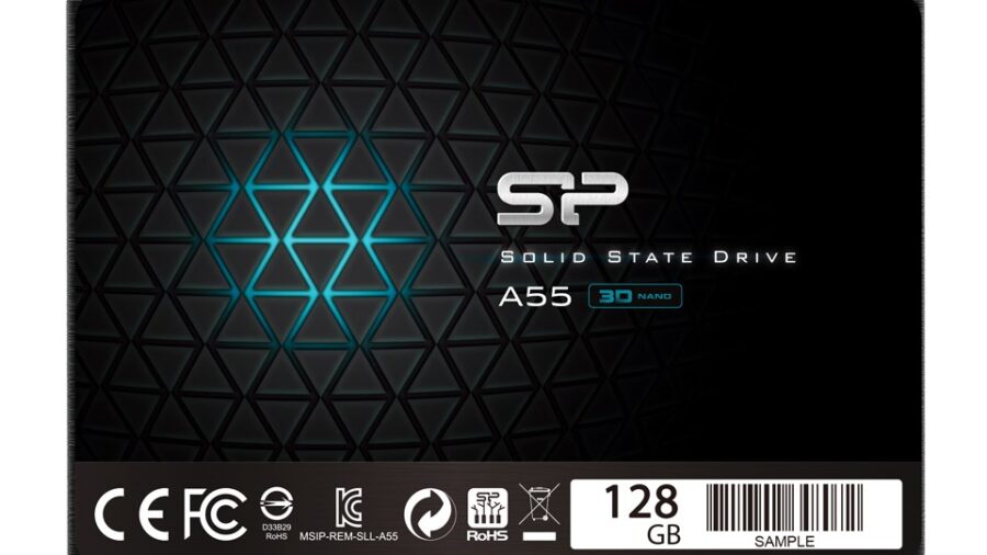 SILICON POWER SSD A55 128GB, 2.5", SATA III, 460-360MB/s, 7mm