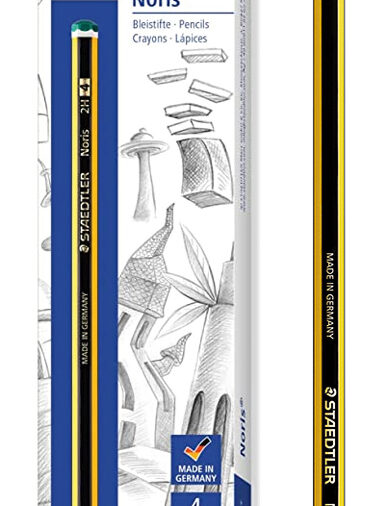 STAEDTLER ξύλινο μολύβι Noris 120-4, εξάγωνο, 2Η4, 12τμχ