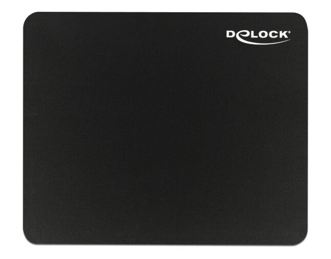 DELOCK mouse pad 12005, 22x18x0.2cm, μαύρο