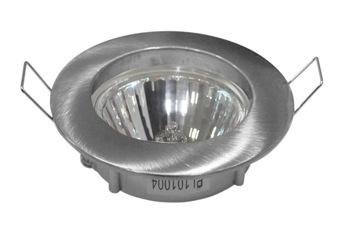 ADELEQ μεταλλικό πλαίσιο spot για G5.3, χωνευτό, 12V, 50W, inox, 2τμχ