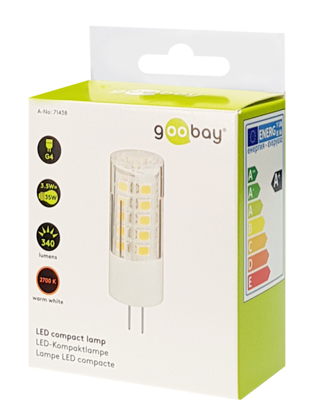 GOOBAY LED λάμπα 71438, G4, 3.5W, 2700K