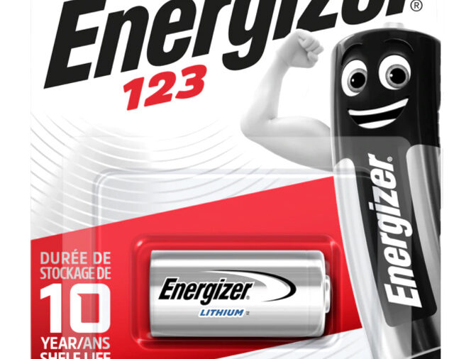 ENERGIZER μπαταρία λιθίου CR123A, 3V, 1τμχ