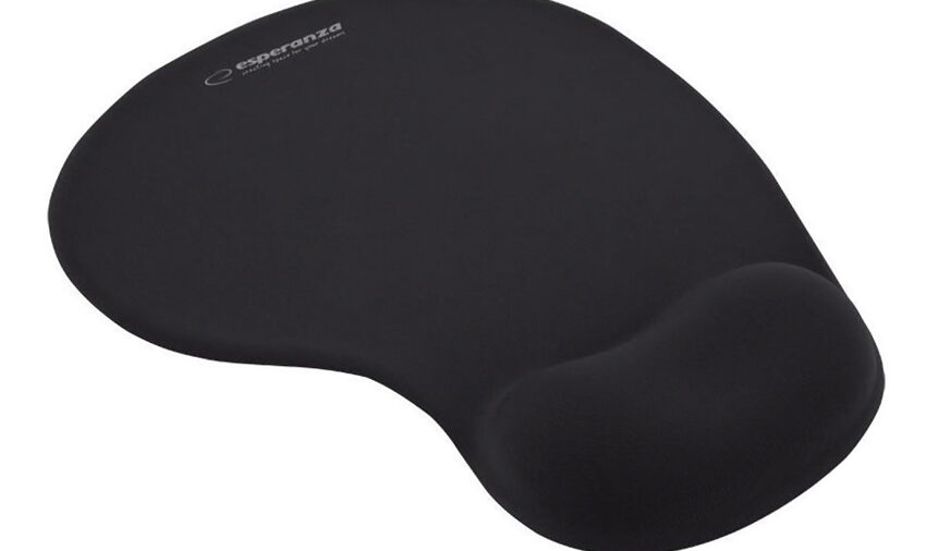 ESPERANZA gel mouse pad EA137K, 230x190x20mm, μαύρο