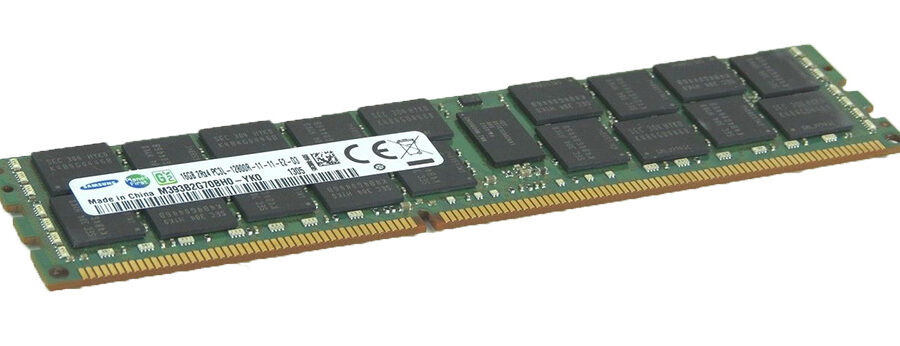 SAMSUNG used Server RAM 16GB, 2Rx4, DDR3, 1600Mhz PC3-12800R, ECC