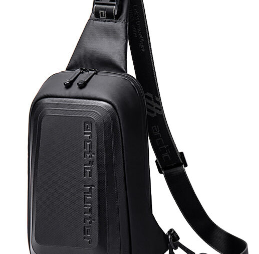 ARCTIC HUNTER τσάντα Crossbody XB00126, 5.4L, μαύρη