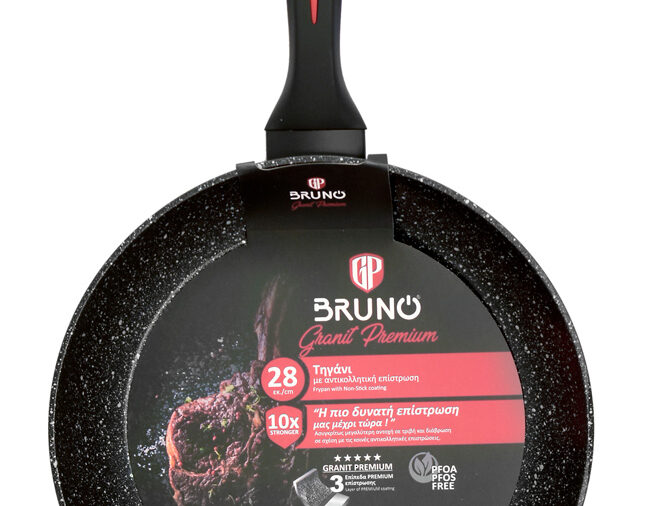 BRUNO τηγάνι Granit Premium BRN-0114 με αντικολλητική επίστρωση, 28cm