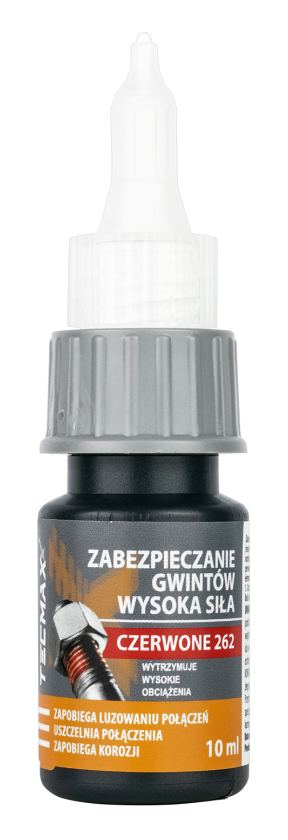 14-036 TECMAXX κόλλα Threadlock 14-036, υψηλής αντοχής, 10ml, κόκκινη