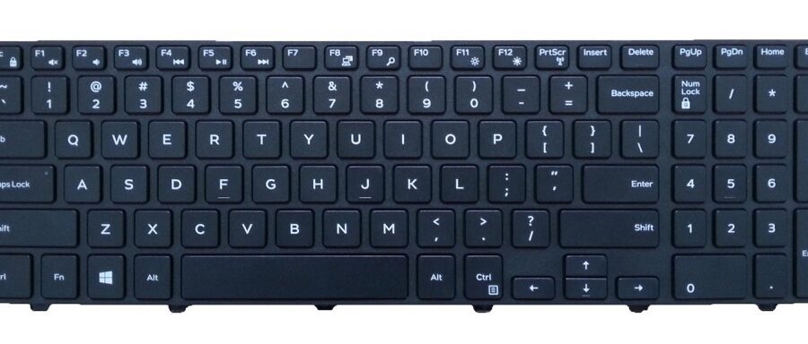 Πληκτρολόγιο για DELL Inspiron 15, 5547, 3541, 3558, μαύρο
