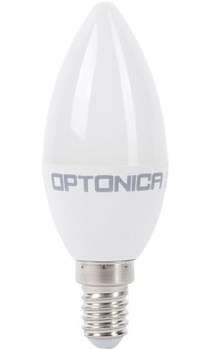 OPTONICA LED λάμπα C37 1425, 5.5W, 6000K, E14, 450lm