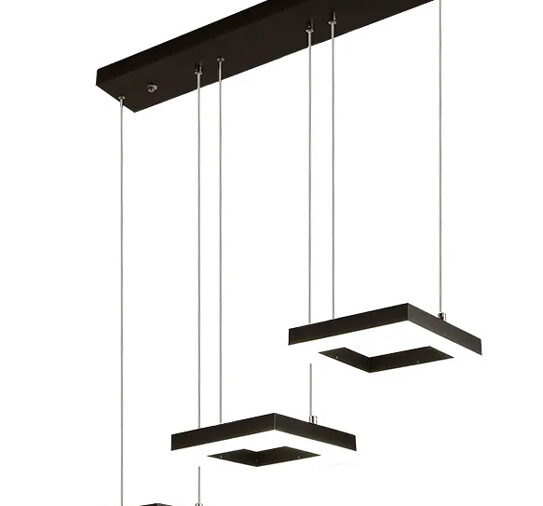 POWERTECH LED φωτιστικό οροφής HLL-0103, 35W, 4000K, 70x120cm, μαύρο