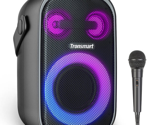 TRONSMART φορητό ηχείο Halo 110 με μικρόφωνο, 60W, 12000mAh, LED, μαύρο