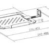 BRATECK βάση laptop NBH-8 για βάση οθονών VESA, έως 17", μαύρη