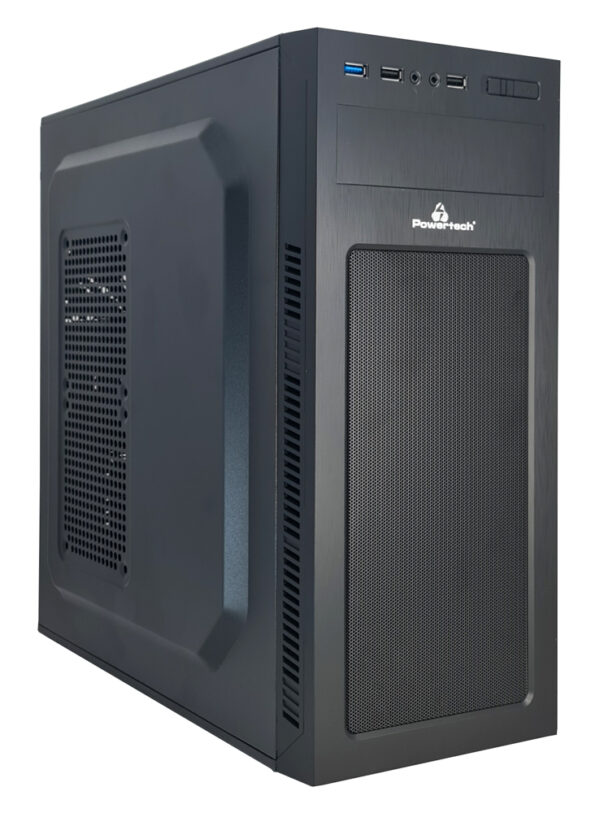 POWERTECH PC Case PT-1168 με 550W PSU, ATX, 418x200x416mm, μαύρο