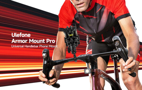 ULEFONE βάση ποδηλάτου για smartphone Armor Mount Pro AM02, μαύρη