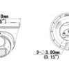 UNIARCH IP κάμερα IPC-T124-APF28K, 2.8mm, 4MP, IP67, PoE, SD, IR 30m