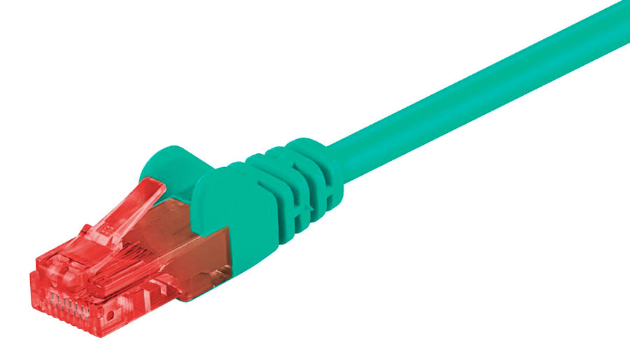 GOOBAY καλώδιο δικτύου 68400, CAT 6 U/UTP, CCA, 250MHz, 2m, πράσινο