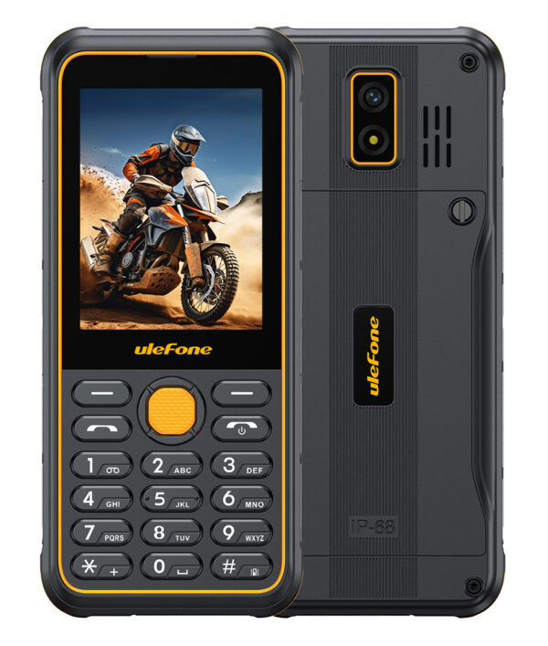 ULEFONE κινητό τηλέφωνο Armor Mini 4, IP68, 2.8", dual SIM, 4G, μαύρο