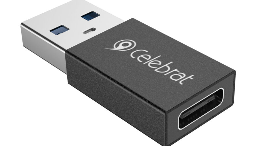 CELEBRAT αντάπτορας USB 3.0 σε USB-C CA-01, 3A, 5Gbps, μαύρος
