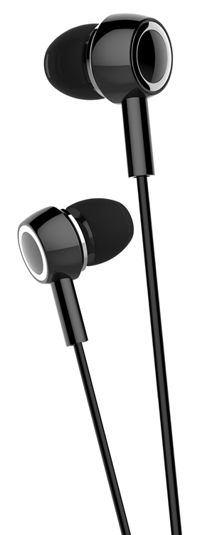 USAMS earphones με μικρόφωνο EP-12, 3.5mm σύνδεση, Φ10mm, 1.2m, μαύρα