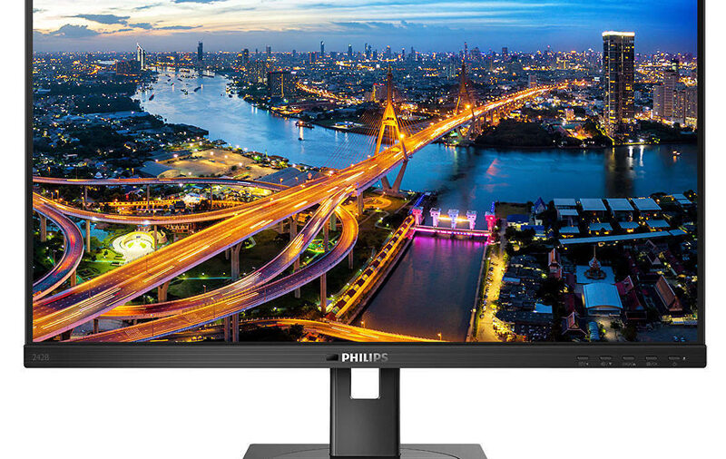 PHILIPS used οθόνη 242B1 IPS-LED, 23.8", Full HD, VGA/DVI/HDMI/DisplayPort, Grade B