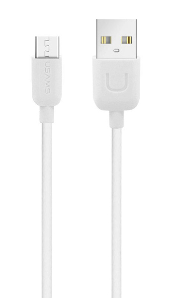 USAMS καλώδιο Micro USB σε USB US-SJ098, 10.5W, 1m, λευκό