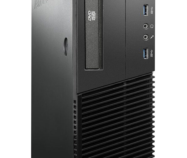 LENOVO PC ThinkCentre M93P SFF, Refurbished Grade A Repainted, i3-4130, 8GB, 500GB, DVD, FreeDOS