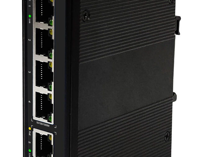 HIMAX industrial PoE switch PS1402G-I, 4x GE PoE & 2x GE θύρες, έως 1000Mbps