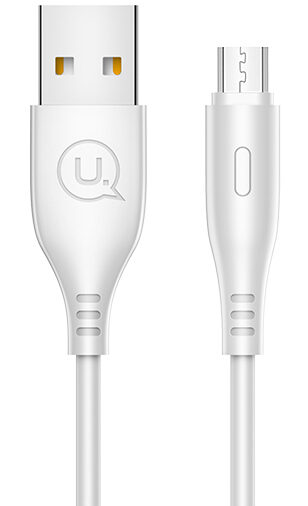 USAMS καλώδιο Micro USB σε USB US-SJ268, 10W, 1m, λευκό