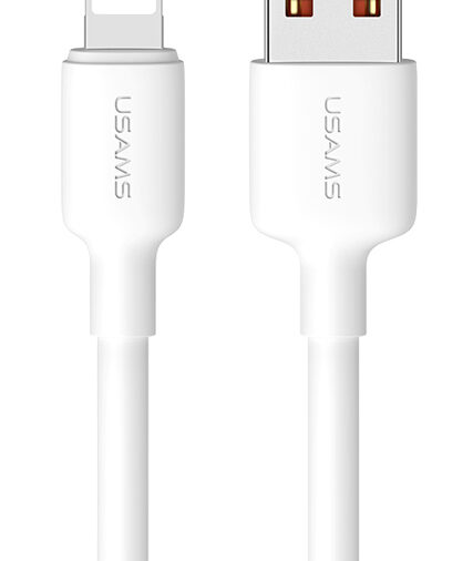 USAMS καλώδιο Lightning σε USB US-SJ604, 12W, 1m, λευκό