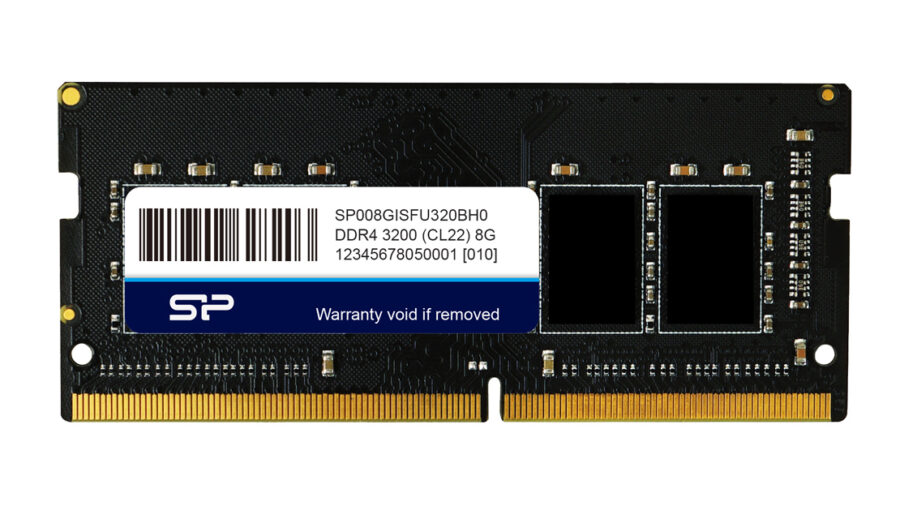 SILICON POWER industrial μνήμη DDR4 SODIMM SP008GISFU320BH0, 8GB, 3200MHz, CL22, -20~95 °C