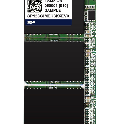 SILICON POWER industrial SSD NVMe PCIe Gen3x4 M.2 2280 MEC3K0E, 128GB, 2.600/2.000MBps, 3D TLC, -20~75 °C