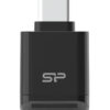 SILICON POWER card reader C200 για micro SD, USB-C, USB 3.2, 180/165MBps, μαύρο