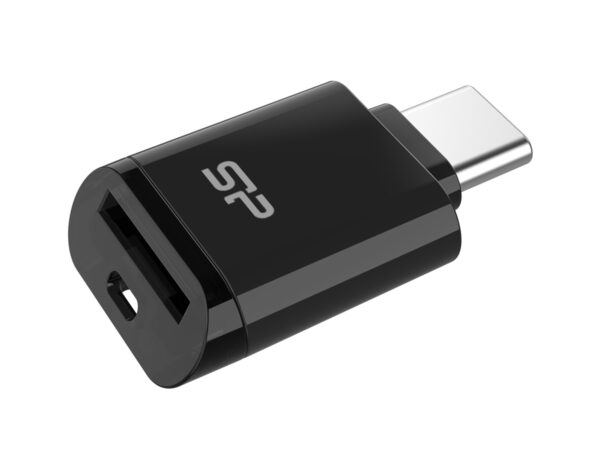 SILICON POWER card reader C200 για micro SD, USB-C, USB 3.2, 180/165MBps, μαύρο