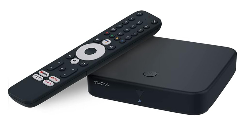 STRONG TV Box SRT420 με ψηφιακό δέκτη DVB-T2, Google/Netflix πιστοποίηση, 4K, WiFi, Android 11