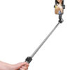 USAMS selfie stick ZB324 με τρίποδο, έως 110cm, Bluetooth, μαύρο