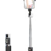 USAMS selfie stick ZB324 με τρίποδο, έως 110cm, Bluetooth, μαύρο